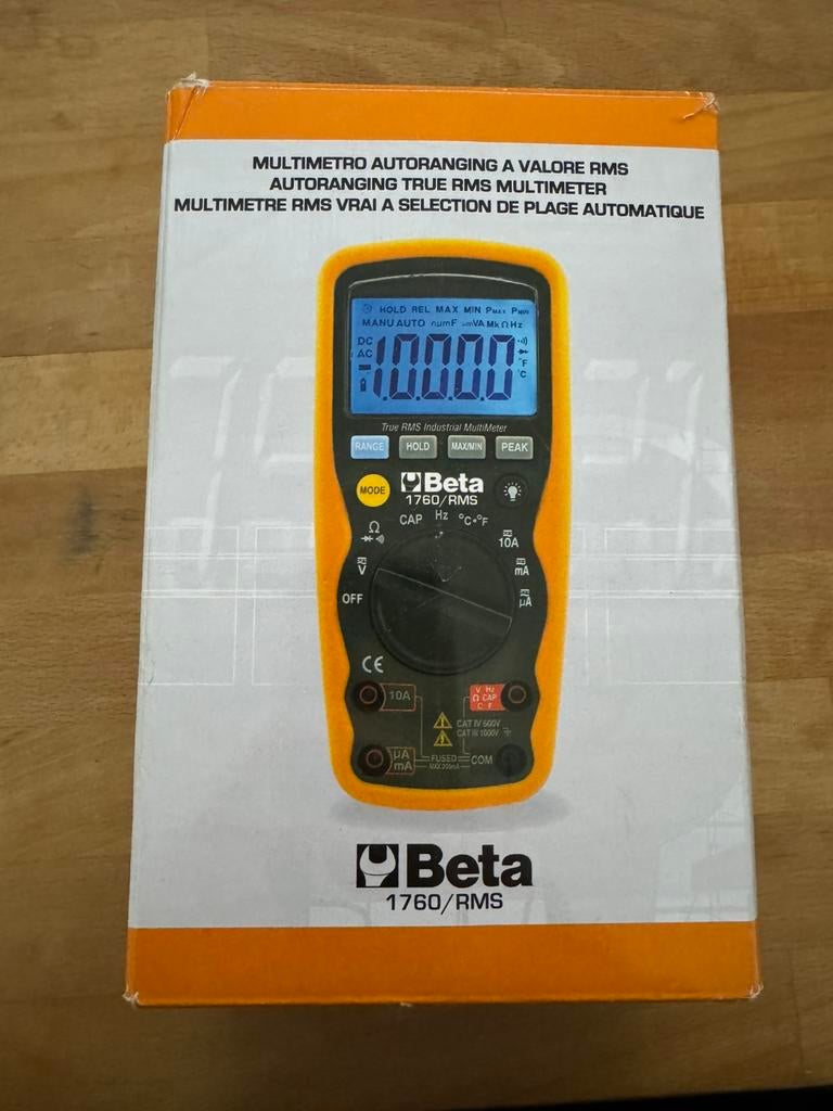 Beta 1760/RMS digitale multimeter, Ophalen of Verzenden, Zo goed als nieuw, Multimeter