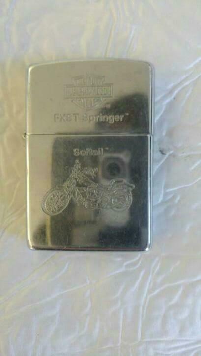 Briquet Aansteker Zippo Harley Davidson springer softail 48, Verzamelen, Ophalen of Verzenden, Gebruikt