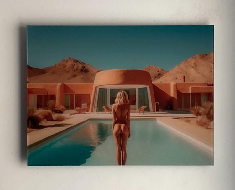 Rodney Haker : tableau en verre acrylique. Finition premium