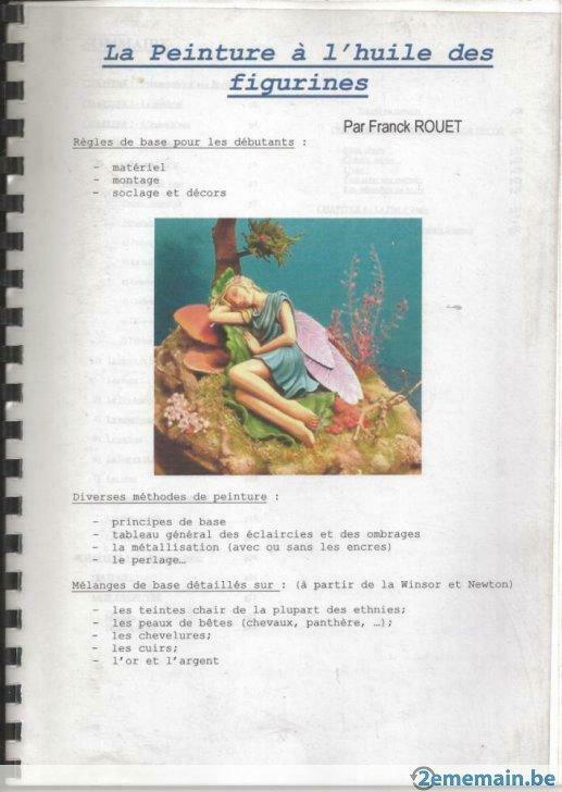 Livre La peinture à l'huile des figurines, Neuf