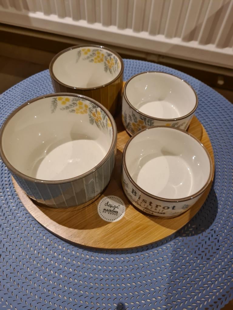 Set potjesvoor hapjes van Maison Du Monde, Huis en Inrichting, Keuken | Servies, Ophalen of Verzenden, Nieuw