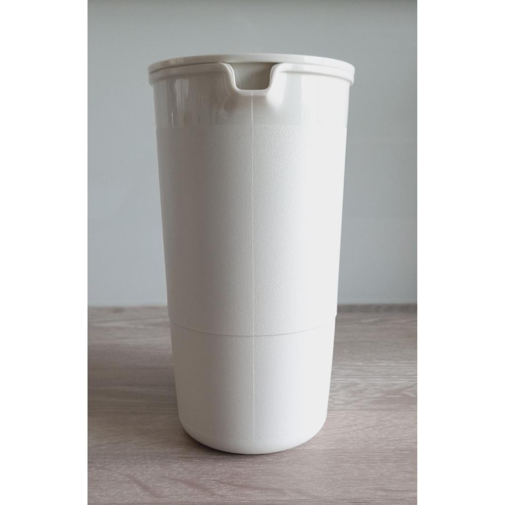 TUPPERWARE VINTAGE - PICHET + COUVERCLE, Enlèvement ou Envoi, Comme neuf, Crème, Récipient ou Bol