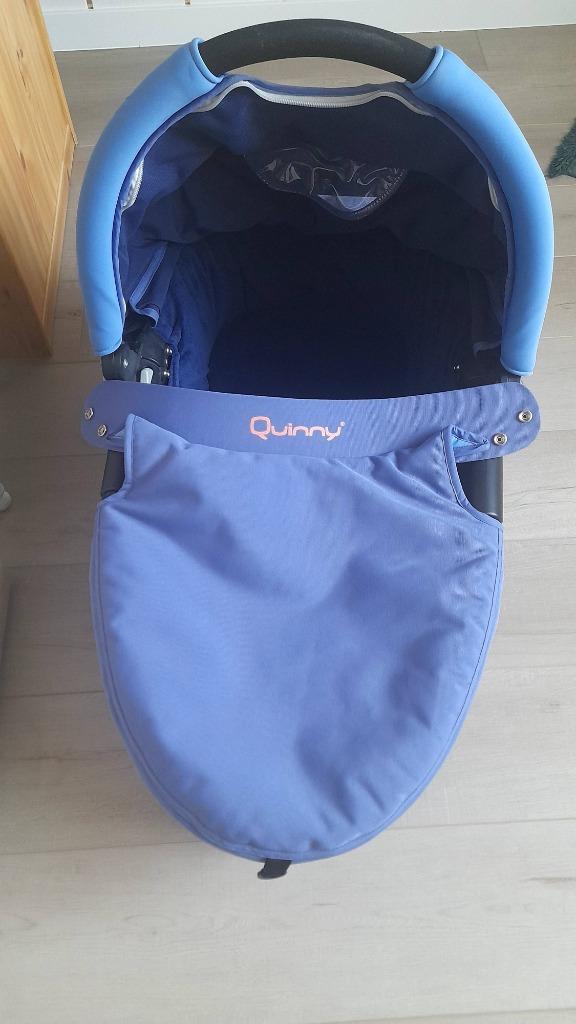 Kinderwagen/buggy combi, verzorgingskussen e.a.,kinderbedje, Ophalen, Gebruikt, Quinny, Verstelbare duwstang