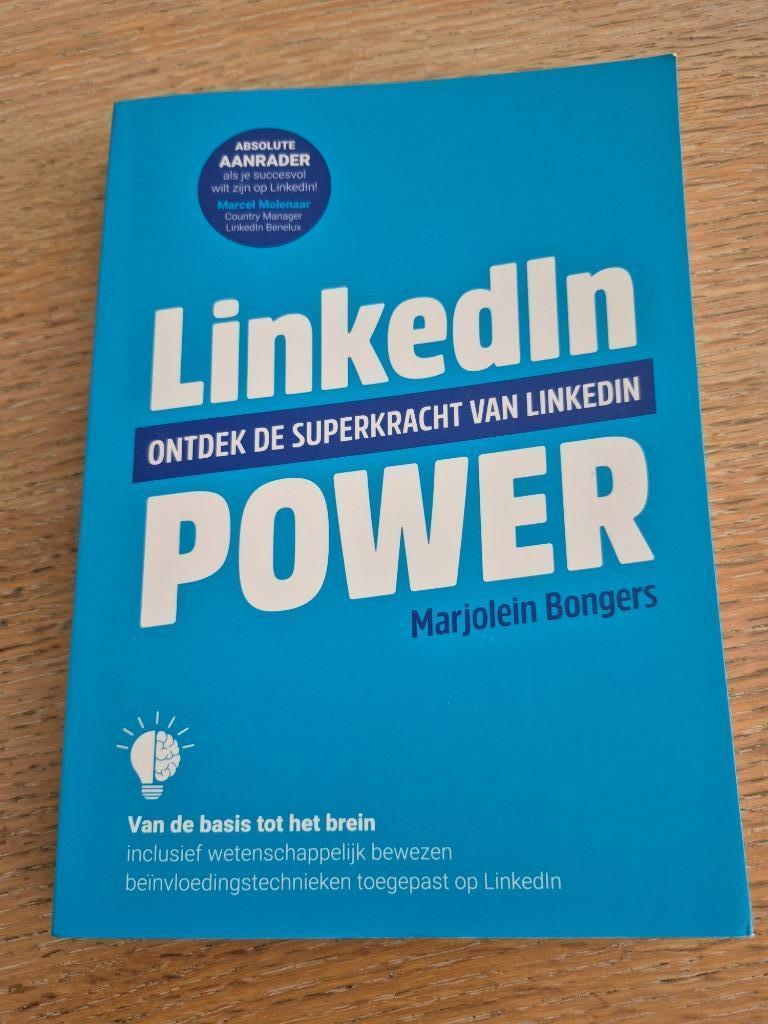 Boek Linkedln power, Boeken, Informatica en Computer, Ophalen of Verzenden, Zo goed als nieuw, Overige onderwerpen, Marjolein Bongers