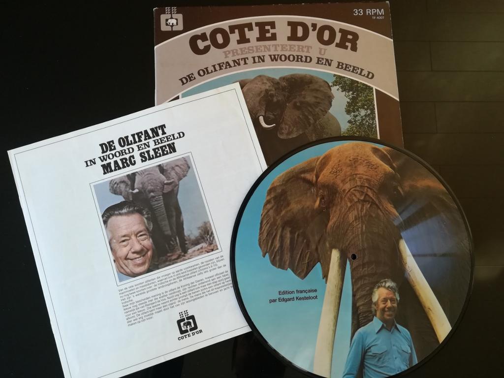 Cote D'or De Olifant in woord en beeld Marc Sleen, Cd's en Dvd's, Ophalen of Verzenden, Zo goed als nieuw, 12 inch, Overige genres