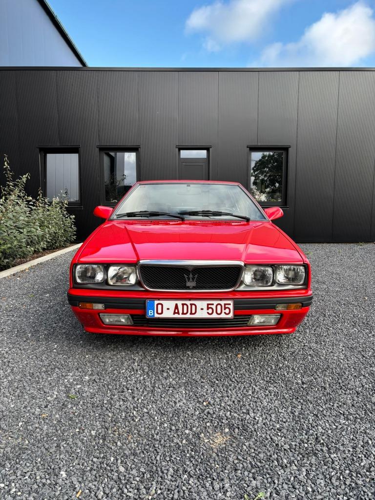 Maserati 222 1988, Rouge, Cuir et Alcantara, 164 kW, Entreprise