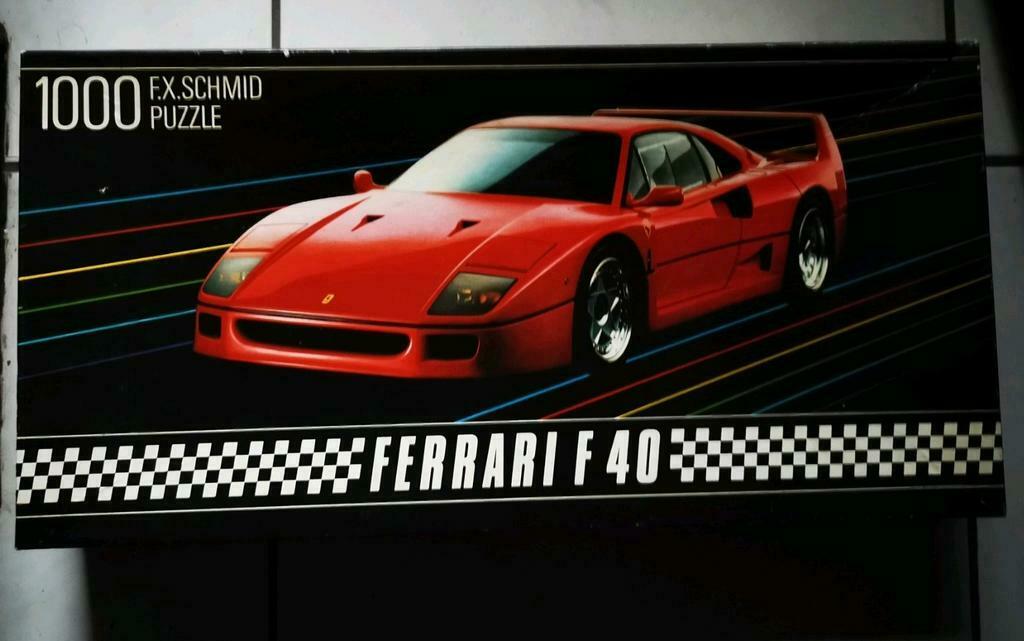 Ferrari F40 dreamcar puzzel compleet 1000 st. FX schmid, Hobby en Vrije tijd, Ophalen of Verzenden, 500 t/m 1500 stukjes, Zo goed als nieuw