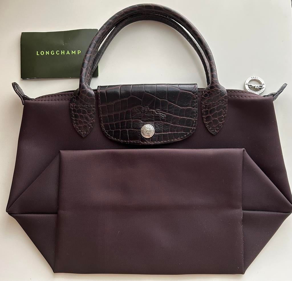 Sac à main Longchamp Le Pliage, neuf, Ophalen of Verzenden, Nieuw, Bruin, Handtas