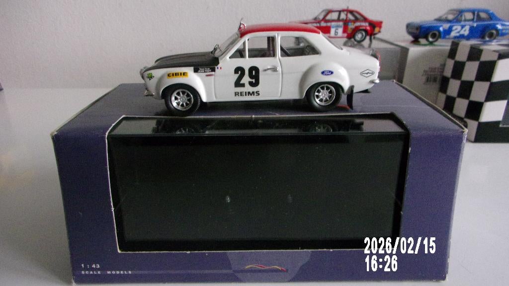 FORD ESCORT 1.6 TC.PIOT-TODT M-C 69.1/43 TROFEU COMME NEUVE, Hobby & Loisirs créatifs, Voitures miniatures | 1:43, Comme neuf