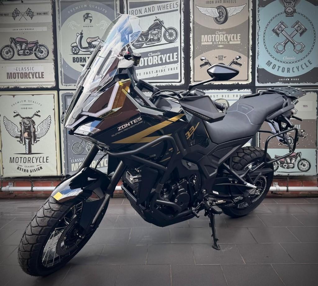 Zontes 703 F 2026 - NEUF - Trail 3 cylindres - Full équipé, Plus de 35 kW, Zontes, Permis Moto A2 minimum, 3 cylindres