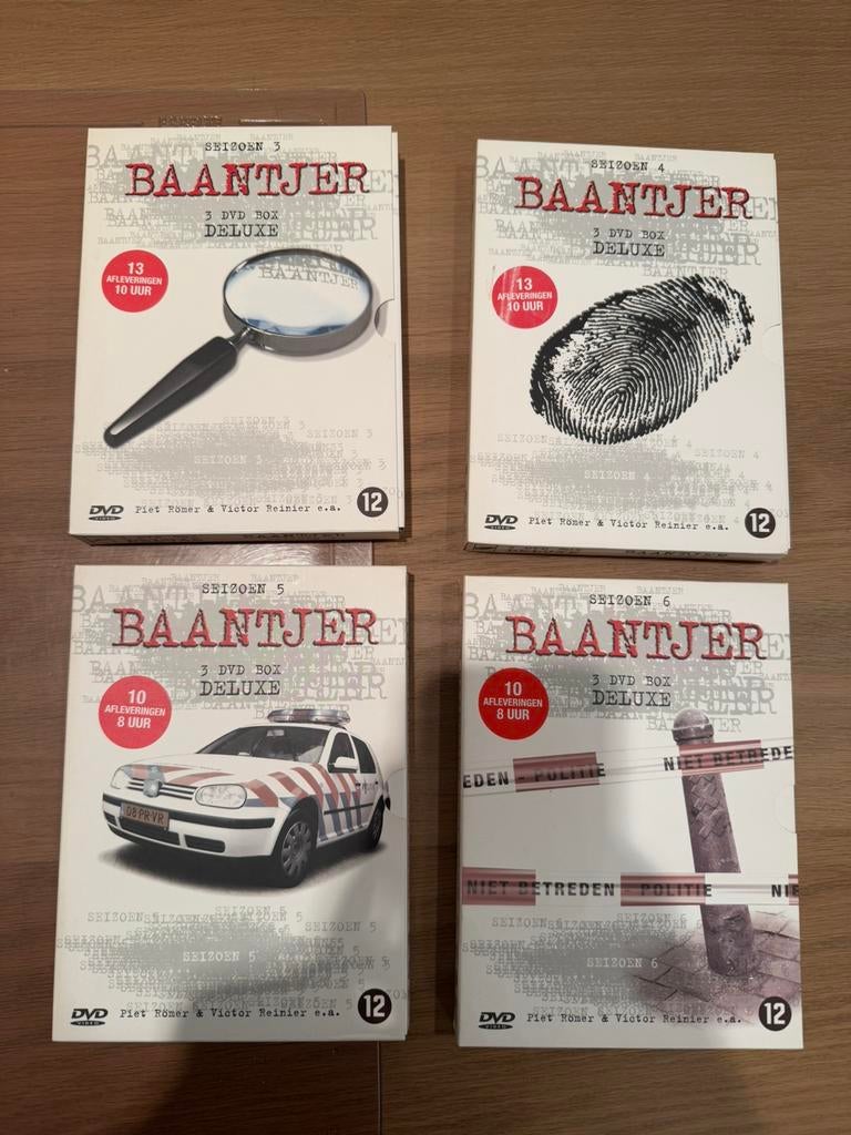 Baantjer seizoen 3, 4, 5 en 6, À partir de 12 ans, Enlèvement ou Envoi, Comme neuf, Thriller