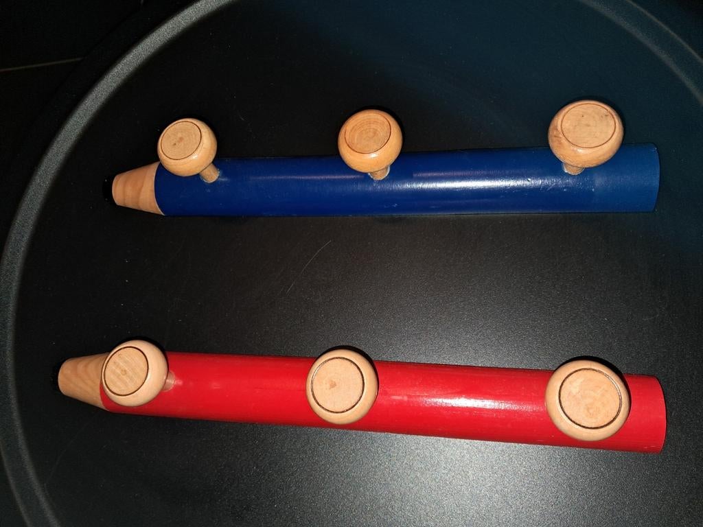 2 porte-manteaux crayon, Ophalen of Verzenden, Zo goed als nieuw, Kinderkapstok