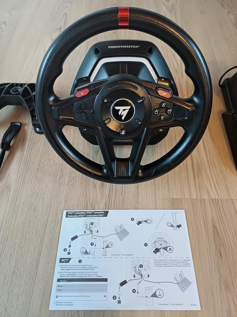 Thrustmaster T128-P - Volant de course et pédales - Retour d, Enlèvement ou Envoi, Comme neuf, Volant ou Pédales, PlayStation 4