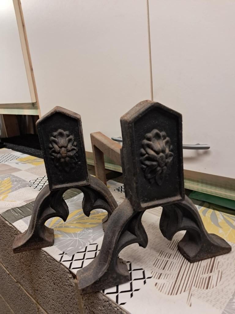 Chenets de cheminée, Enlèvement