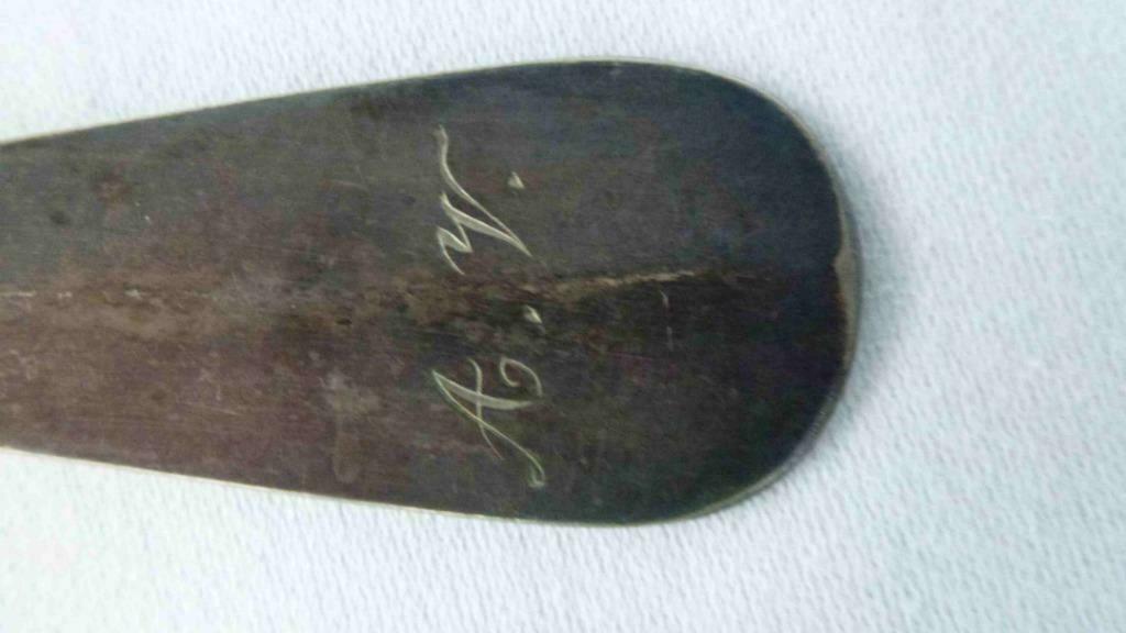 oude lepel initialen A.V. 60 gramm CHS, Antiek en Kunst, Verzenden