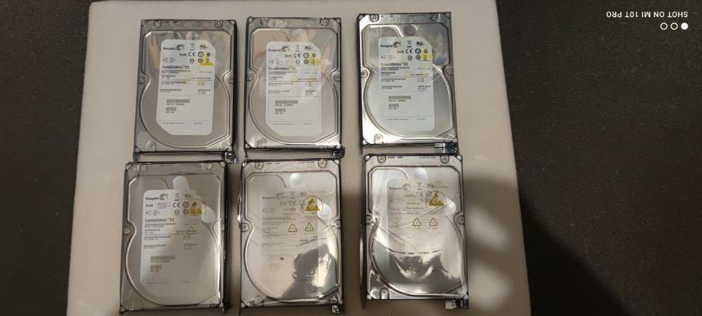 Lot de 6 Seagate Constellation ES ST2000NM0001 2TB SAS=12Tbb, Intern, Gebruikt, SAS, HDD