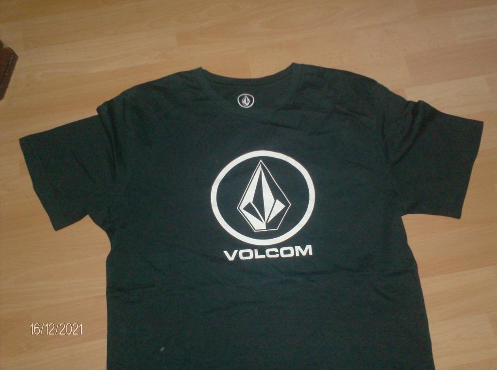T-SHIRT ZWART MERK VOLCOM - MAAT M – NIEUW, Kleding | Heren, Maat 48/50 (M), Zwart, Nieuw, Ophalen of Verzenden