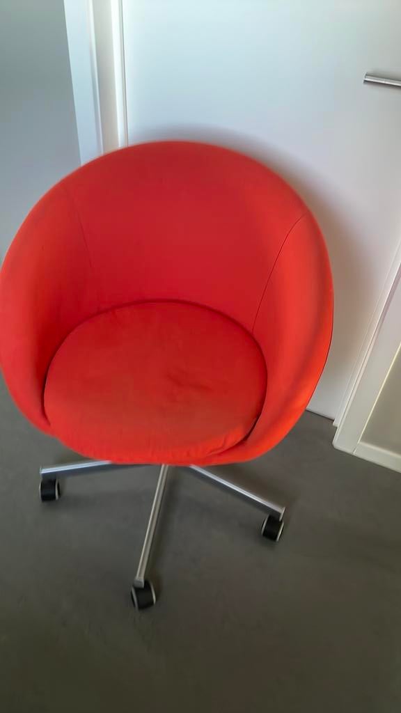 Chaise de bureau KGS Ikea Orange, Maison & Meubles, Enlèvement, Utilisé, Orange, Chaise de bureau