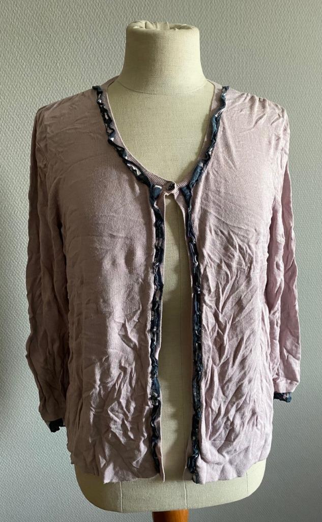 Lila-kleurige gilet Devernois maat L, Kleding | Dames, Devernois, Verzenden, Zo goed als nieuw, Maat 42/44 (L)