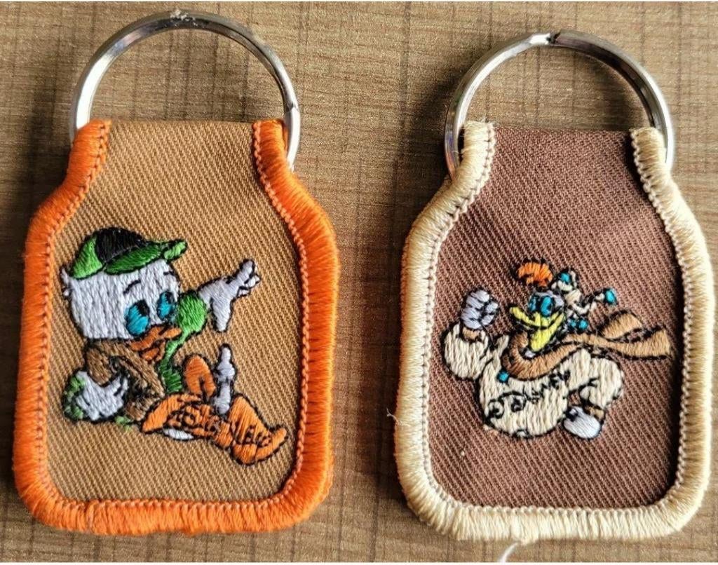 DuckTales: 2 sleutelhangers, Ophalen of Verzenden, Gebruikt, Tv, Overige typen