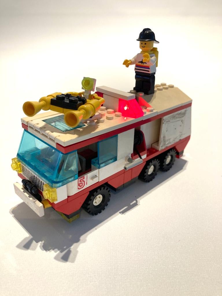 Lego 6440 9v brandweerwagen, Enlèvement, Utilisé, Ensemble complet, Lego