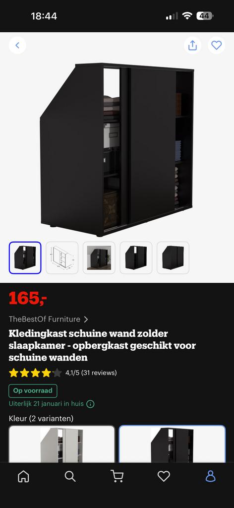 Inbouwkasten, Ophalen, Nieuw
