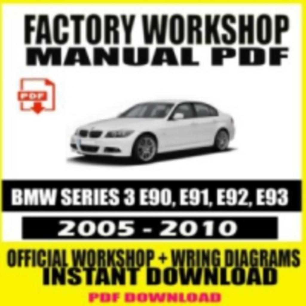 BMW SERVICE REPAIR MANUAL werkplaats PDF DOWNLOAD, Boeken, Ophalen of Verzenden, Nieuw, BMW