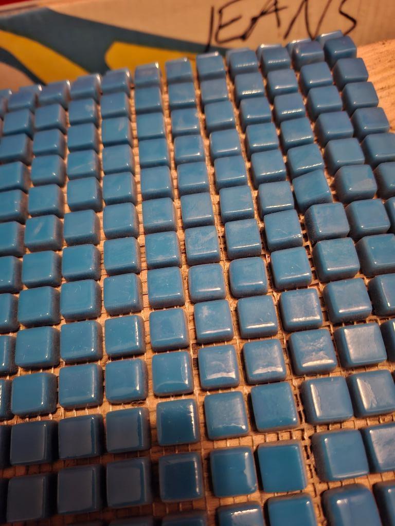 Carreaux de mosaïque, carrelage mural bleu, Bricolage & Construction, 20 à 40 cm, Enlèvement, Autres matériaux, 20 à 40 cm