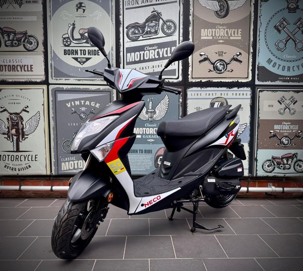NECO ONE 12 Scooter - Zonder rijbewijs - 50cc - Nieuw, Fietsen en Brommers, Scooters | Overige merken, Nieuw, Klasse A (25 km/u)