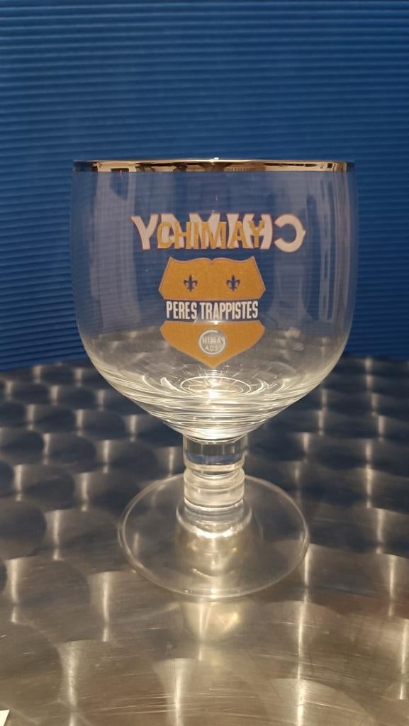 Verre Chimay 33cl pères trappistes Chimay doré, Ophalen of Verzenden, Zo goed als nieuw