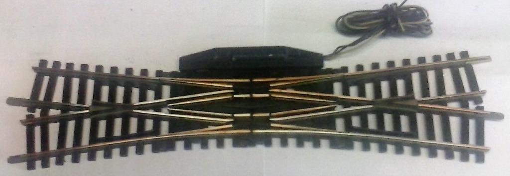 Fleischmann HO 6066 double traversée jonction + électroaiman, Enlèvement ou Envoi, Utilisé, Rails, Fleischmann