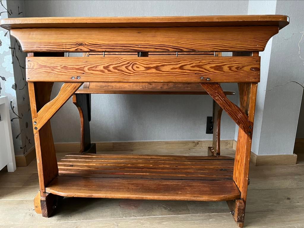 Bureau d'école ancien - Rettig, Antiquités & Art, Enlèvement