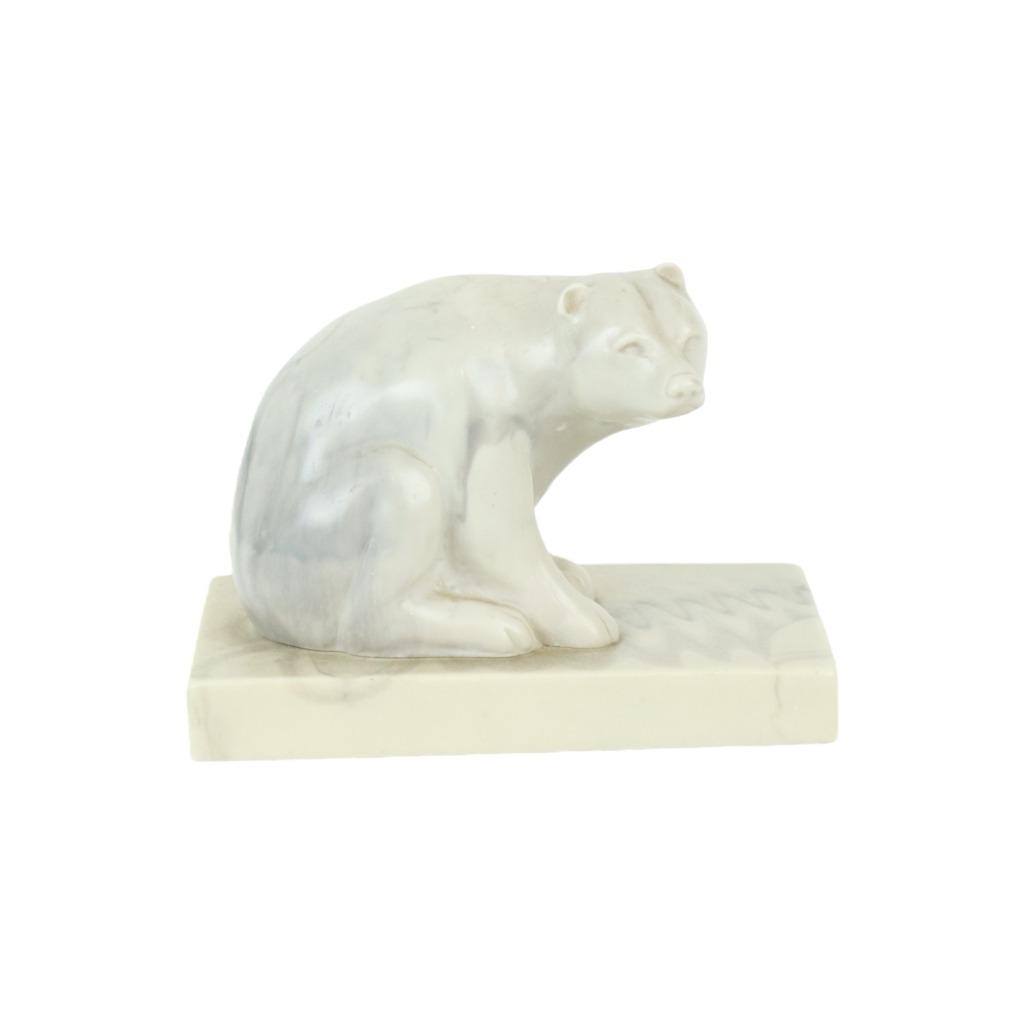 IJsbeer Beeld Sculptuur Hars Pearlite Marblecraft Canada 12c, Enlèvement ou Envoi, Utilisé, Animal
