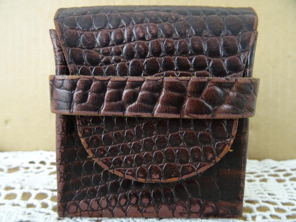 Porte-cigarettes ancienne cuir de crocodile Pochette 1930, Antiquités & Art, Curiosités & Brocante, Enlèvement ou Envoi
