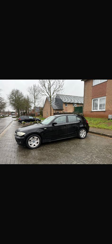 Bmw 1 serie export, Auto's, BMW, Zwart, 5 deurs, Particulier, Euro 4
