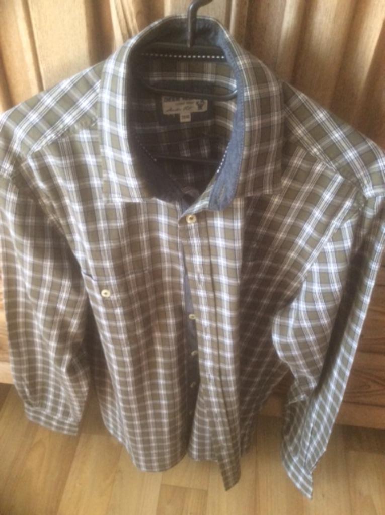 HEMDEN HEREN maat M, Kleding | Heren, Ophalen of Verzenden, Zo goed als nieuw, DEER ISLAND, Halswijdte 39/40 (M)