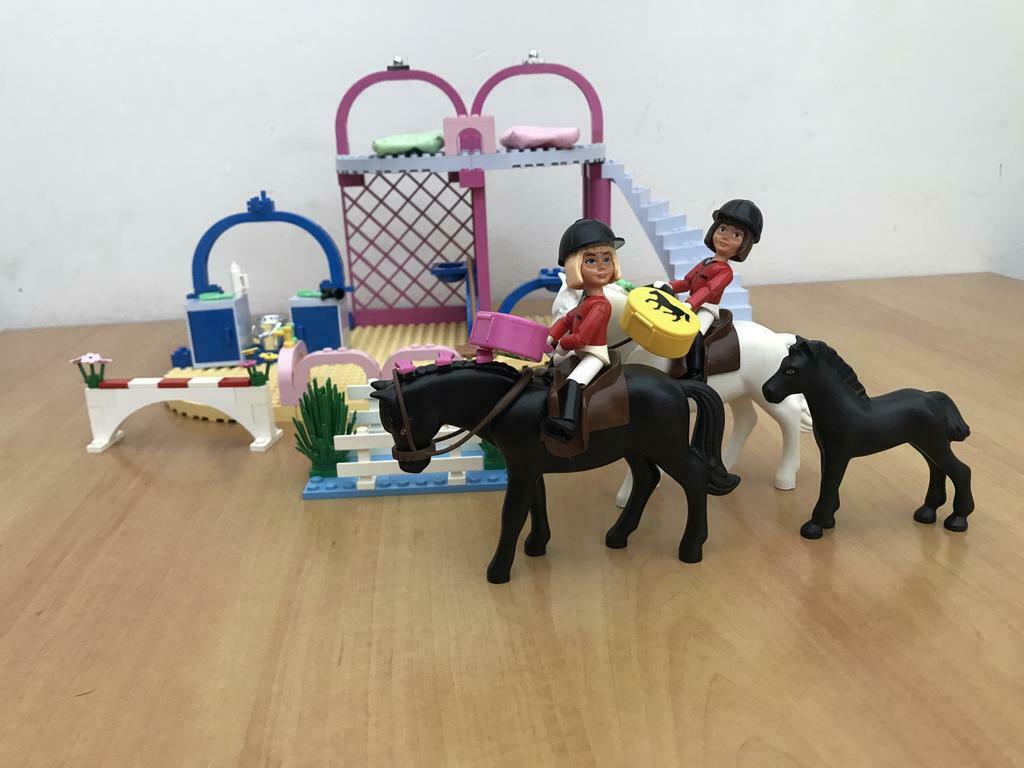 Belville paarden ruiters stal hindernis...., Ophalen of Verzenden, Gebruikt, Meisje