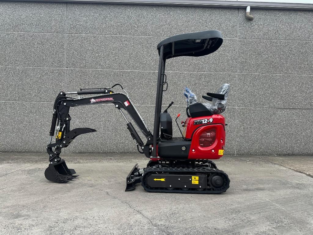 Minigraver Rhinoceros XN12-9, Zakelijke goederen, Machines en Bouw | Kranen en Graafmachines, Graafmachine, Ophalen of Verzenden
