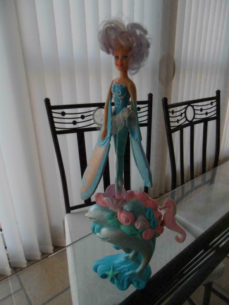 Poupée fée volante Sea Crystal/Sky Dancers/Galoob (vintage), Enlèvement ou Envoi, Utilisé, Autres types