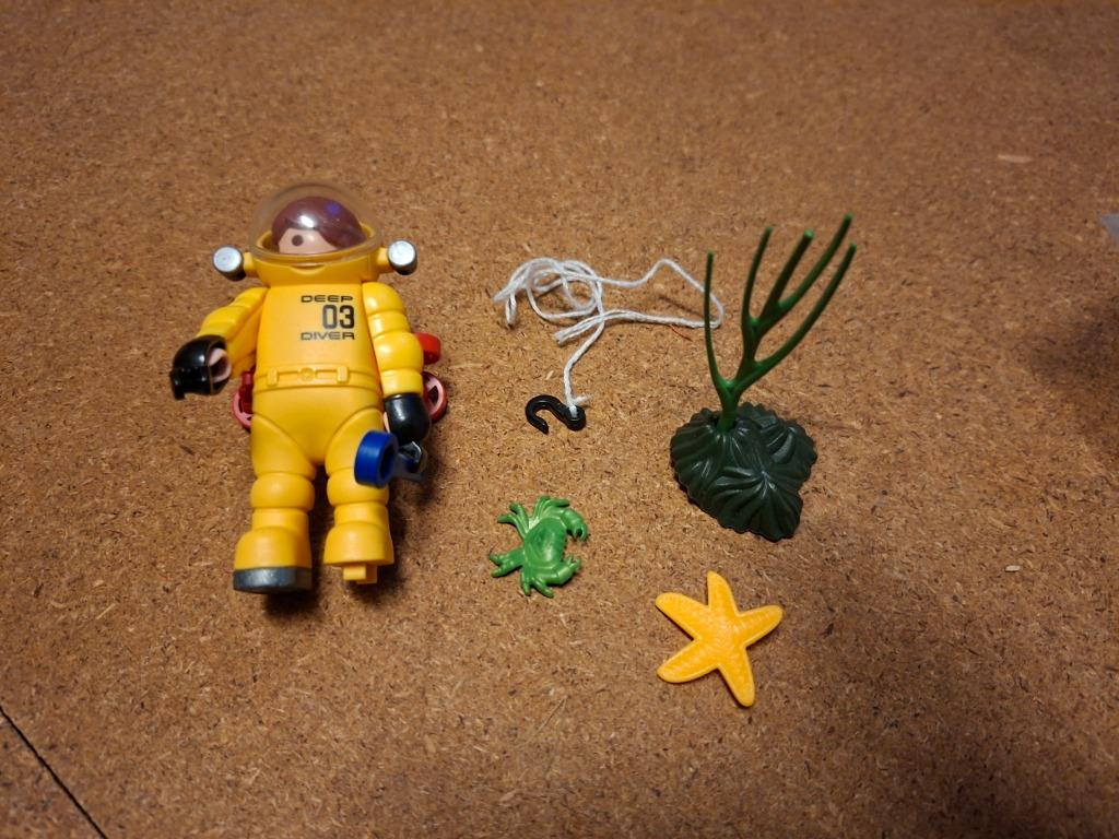 Playmobil 4479 diepzeeduiker, Enlèvement, Utilisé