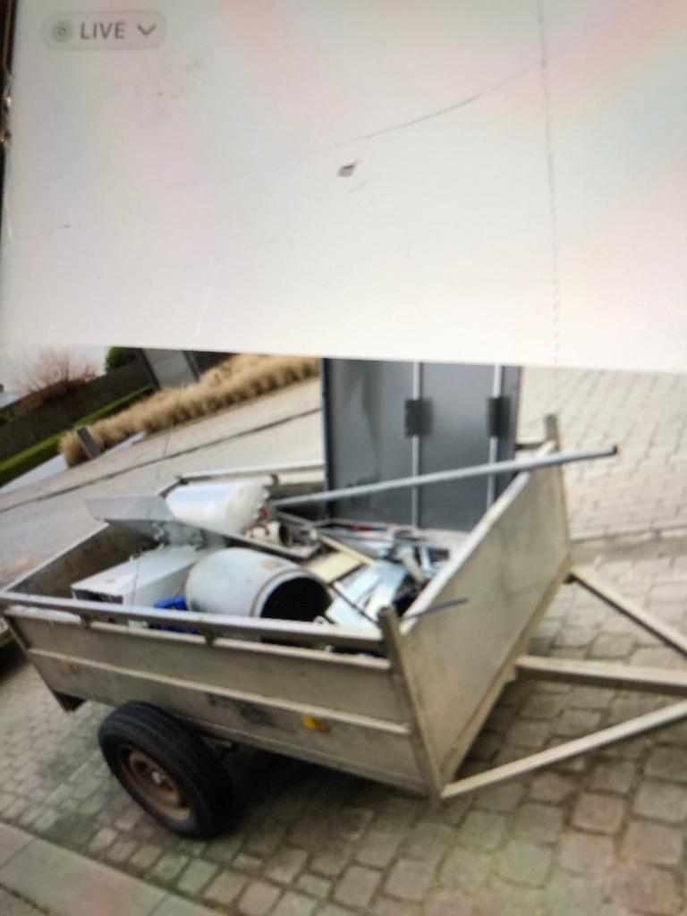 Aanhang wagen, Auto diversen, Aanhangers en Bagagewagens, Ophalen, Gebruikt