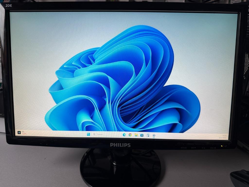 Philips 201E1SB 20,1" 1600x900 monitor, Ophalen, Philips, Gebruikt, 3 tot 5 ms