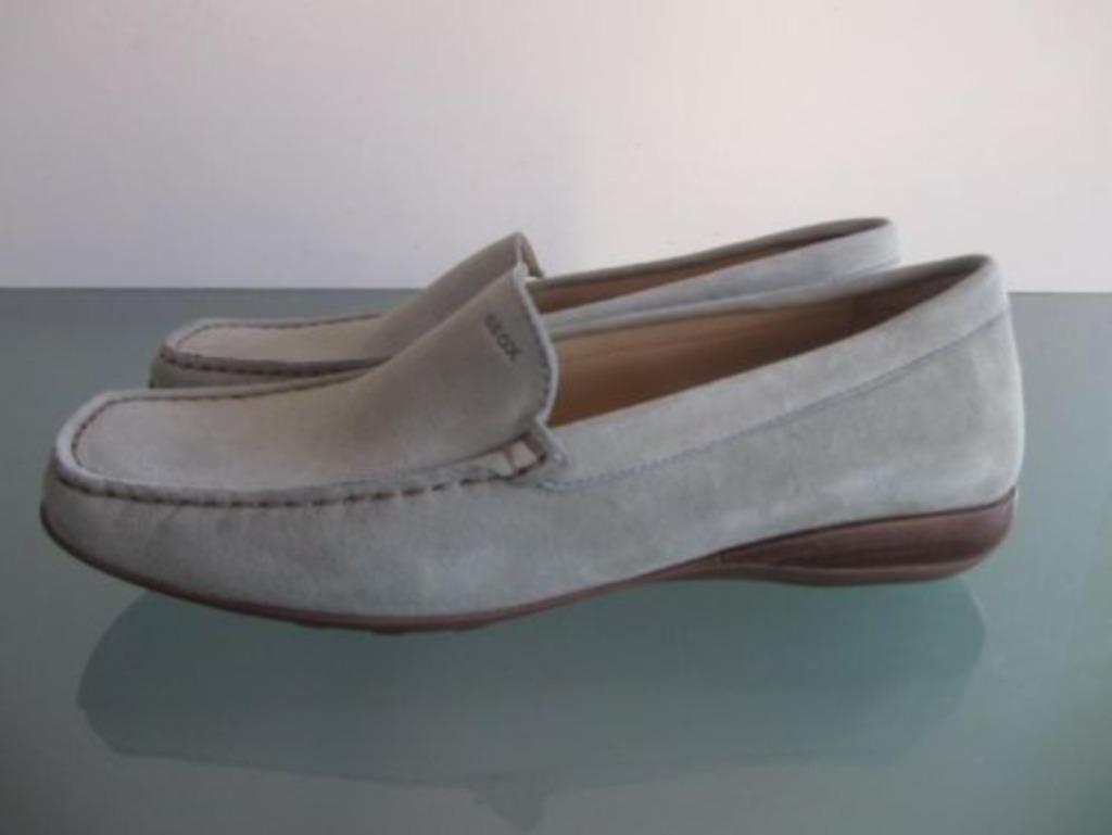 Gratis Verzenden | Geox nieuwe blauwe moccasins 36, Geox, Instappers, Nieuw, Verzenden