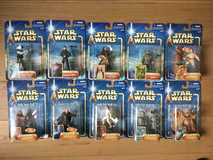 Star wars SAGA 2002 ´02#54 > ´02#57 ´03#01>´03#06, Ophalen of Verzenden, Nieuw, Actiefiguurtje