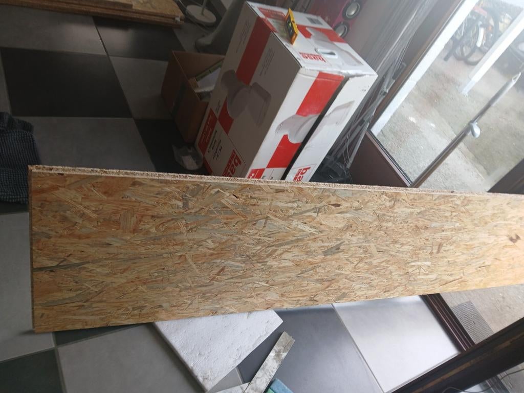 3 plaques de 22  mm sur 244 60 osb s4 neuves, Neuf, Bois, 20 à 50 mm