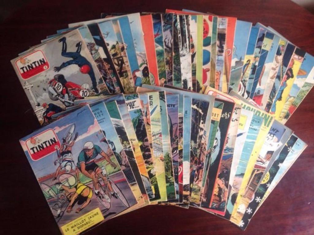 Journal Tintin - 9e jaargang - 51x sc - 1e druk (1954), Collections, Enlèvement, 1940 à 1960, Journal ou Magazine