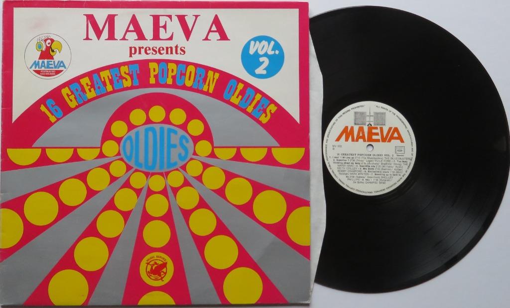 Maeva - 16 Greatest popcorn oldies. Vol.2. Lp, Ophalen of Verzenden, Gebruikt, 12 inch, Poprock