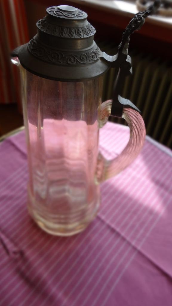 Aiguière, Carafe ou pichet avec couvercle début 20ème., Enlèvement ou Envoi