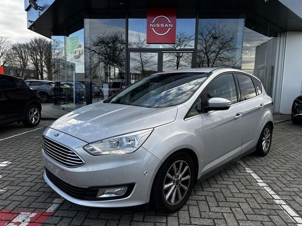 Ford C-Max EcoBoost Titanium, Auto's, Monovolume, Zwart, Emergency brake assist, 117 g/km