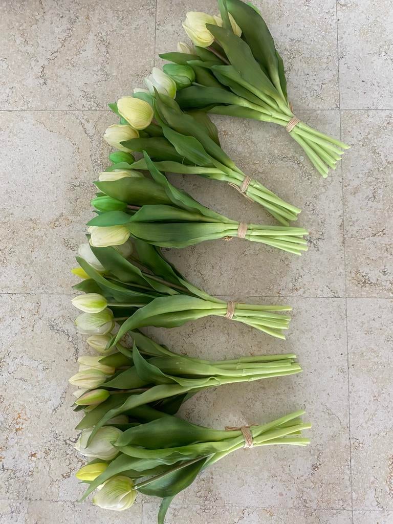 Tulpen kunstplanten, Verzenden, Zo goed als nieuw, Groen